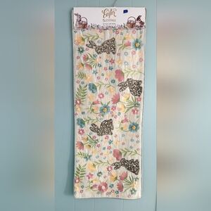 Easter TABLE RUNNER Decorative 13"X36" Blwssings Beaded Embroid BRAND-NEW w/tags
